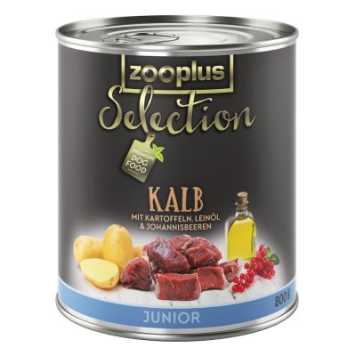 zooplus selection futter junior kalb