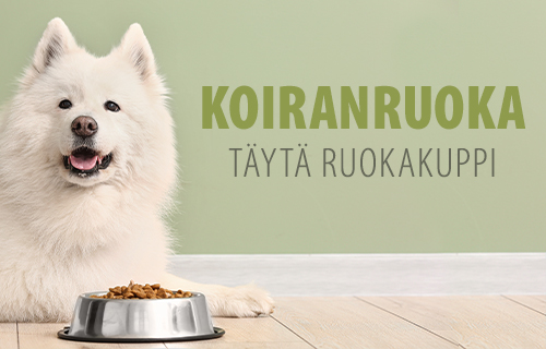 Koiranruoka ja -tarvikkeet zooplussalta